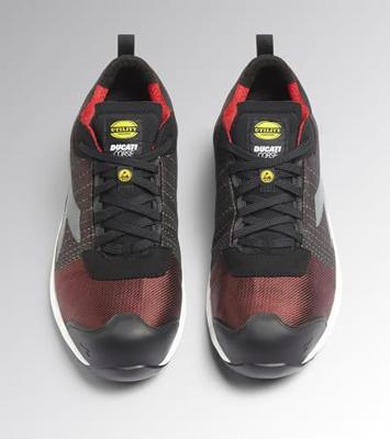 Diadora Werkschoen Fly Motor MTX 181222 Low S1PL | Rood/Wit | Maat 41 - 8053607818594