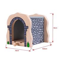 Bigjigs houten rails grijze tunnel - thumbnail