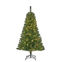 Black Box Kerstboom Charlton met led groen h120 x d76cm - thumbnail