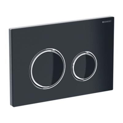 Bedieningsplaat Geberit Sigma 50 Round Glas Zwart