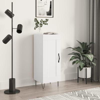 Dressoir 34,5x34x90 cm bewerkt hout wit