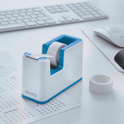 Leitz Plakbanddispenser WOW 5364 Wit, Blauw Rolbreedte (max.): 19 mm Rollengte (max.) 33 m