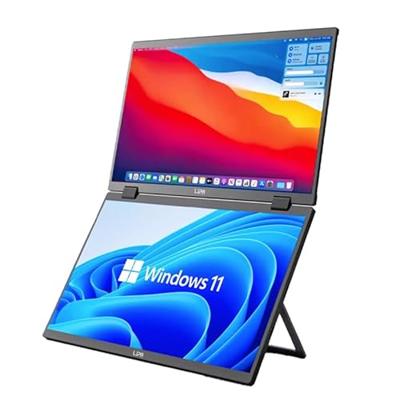 Lipa HDR-72 Dual Portable monitor 15.6 inch Full HD Foldable Opvouwbaar - thumbnail