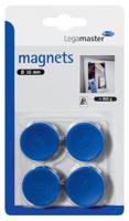 Magneet legamaster 30mm 850gr blauw 4 stuks - thumbnail