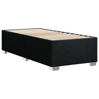 Bedframe zonder matras 90x190 cm stof zwart - thumbnail