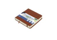 Kangaro Schetsboek - Cognac - Hardcover - 80 vellen - 140g - Roomwit Papier met Elastiek en Lint - thumbnail