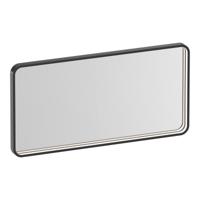 Brauer Sapphire Spiegel - Rechthoekig met Afgeronde Hoeken - 80 cm - met Gunmetal Frame - met Directe LED-Verlichting - Dimbaar en met Kleurfunctie - met Afstandsbediening - thumbnail