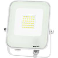 LED Bouwlamp 20W - Natuurlijk Wit 4000K - Waterdicht IP65 - Mat Wit - thumbnail