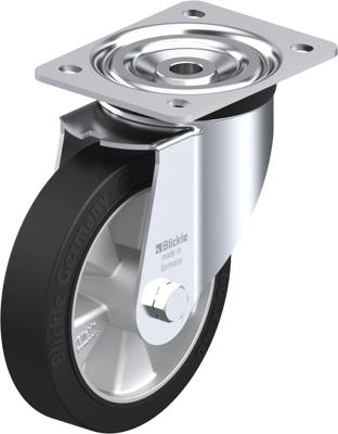 Blickle L-ALEV 161K Zwenkwiel Wieldiameter: 160 mm Draagvermogen (max.): 300 kg 1 stuk(s)