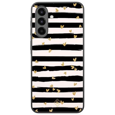 Samsung Galaxy A36 hoesje - Hart streepjes Samsung Galaxy A36 hoesje - Hart streepjes