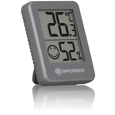 BRESSER ClimaTemp Hygro Indicator Set van 6 Thermo-/Hygrometers (grijs)