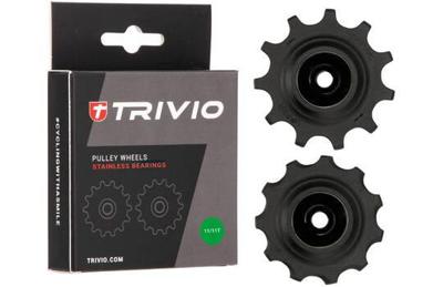 Trivio - derailleurwieltjes 11/11t stainless lagers