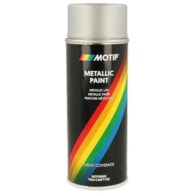 Motip spuitbus 400ml metallic-zilver