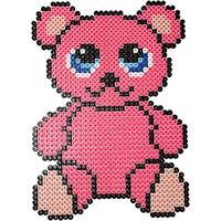 Creativ Company Strijkkralenbordje helder vierkant 15x15cm,2st. - thumbnail