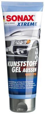 SONAX kunststof onderhoudsmiddel "xtreme kunststoffgel außen nanopro" xtreme plastic gel outside nano pro