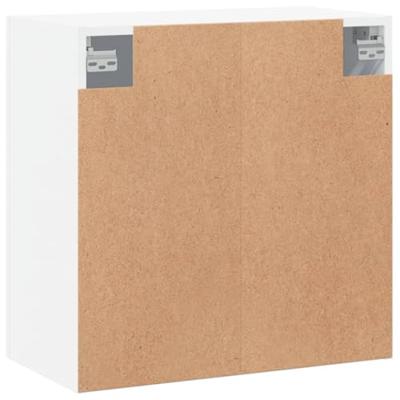 Wandkast 60x31x60 cm bewerkt hout wit