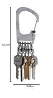 NITE Ize NI-KCK-11-R3 NI-KCK-11-R3 Sleutelhouder Zilver 1 stuk(s) - thumbnail