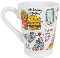 Blond Amsterdam xl mok aardewerk best friend 10x12.5cm multi - thumbnail