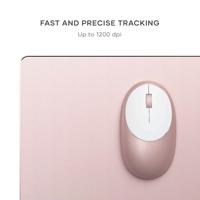 Satechi M1 Muis Bluetooth Optisch Rose gold 1200 dpi - thumbnail