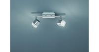 Trio PlafondspotRoubaix 2-lichts metaalgrijs - R82152107 - thumbnail