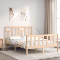 Bedframe zonder matras massief grenenhout 140x200 cm - thumbnail