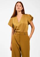 Aaiko Minny Pes 514 T-shirt Korte Mouw 191034 French Olive - thumbnail