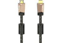Hama Premium HDMI™-kabel Met Ethernet Conn. - Conn. Ferriet Metaal 3,0 M - thumbnail