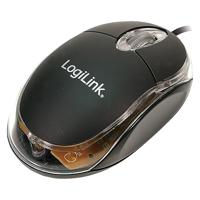 LogiLink Mouse optical USB Mini with LED muis USB Type-A Optisch 800 DPI - thumbnail