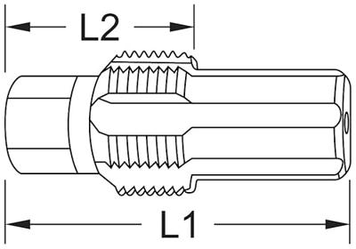 KS Tools 150.2541 Schroefdraad natapper M12 x 1.25 Speciaal gereedschapsstaal 1 stuk(s) KS Tools 150.2541 Schroefdraad natapper M12 x 1.25 Speciaal gereedschapsstaal 1 stuk(s)