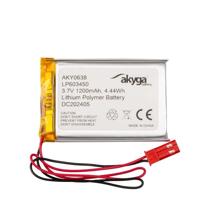3,7 V 1200 mAh batterij batterij LP603450 lithium-polymeer AKYGA AKY0638 Li-Po batterij PCM JST 2-polige aansluiting 2,5410 cm - thumbnail