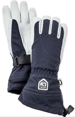 Hestra Heli Ski Female 5 Finger Handschoen Dames Navy / Offwhite 6