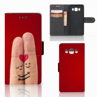 Samsung Galaxy J5 2016 Wallet Case met Pasjes Liefde - Origineel Romantisch Cadeau - thumbnail