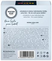 MISTER SIZE PasPakket 3 STANDAARD Condooms (maten 53-57-60) - thumbnail