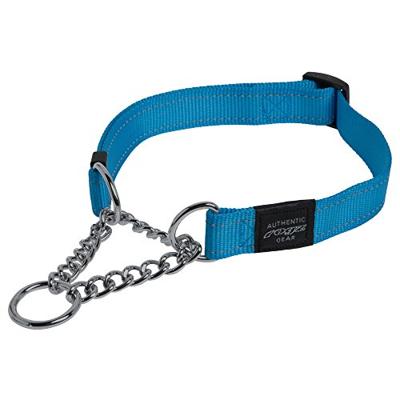 Rogz For Dogs lumberjack halfslip halsband turquoise