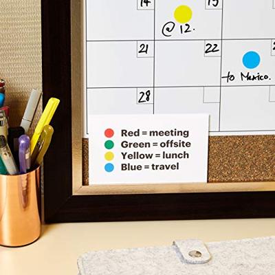 Avery PSA08J ronde markeringsetiketten, diameter 8 mm, blister van 490 stuks, geel Avery PSA08J ronde markeringsetiketten, diameter 8 mm, blister van 490 stuks, geel