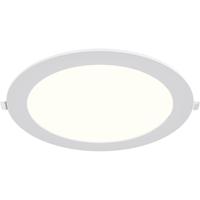 LED Downlight Inbouwspot - Brinton Thin - 18W 1760lm 120° Bundelhoek - Natuurlijk Wit 4000K - IP40 - Rond - Wit - Ø229mm Buitenmaat - Ø205mm Zaagmaat - thumbnail
