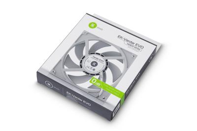 EKWB ek-vardar evo 140er white bb (500-2000) case fan (140 x 140 x 25 mm, pwm)