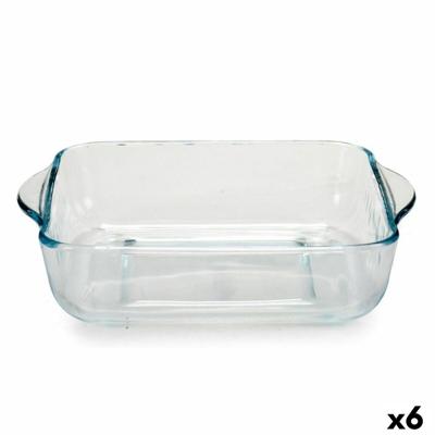 Ovenschaal Pasabahce Borcam 1,9 L 22 x 6 x 25,5 cm Met handvatten (6 Stuks)