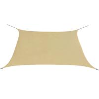 VidaXL Zonnescherm vierkant 3,6x3,6 m oxford stof beige - thumbnail