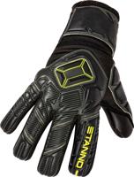 Stanno Thunder VI Keepershandschoenen Zwart Geel - thumbnail