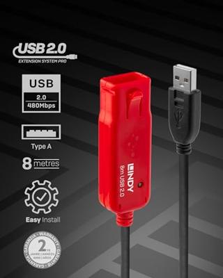 Lindy 8m USB 2.0 Cable