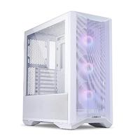 Lian Li LANCOOL II Mesh C RGB Snow Edition Midi-tower PC-behuizing, Gaming-behuizing Wit 3 voorgeïnstalleerde LED-ventilators, Zijvenster, Stoffilter - thumbnail