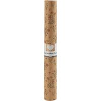 Creativ Company Faux leather papier, b: 49,5 cm, unikleurig,bedrukt, 350 gr, lichtbruin, 1 m/ 1 rol - thumbnail