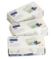 Sibel Nails Hair Clean All White Latex Glove L 100Stuks - thumbnail
