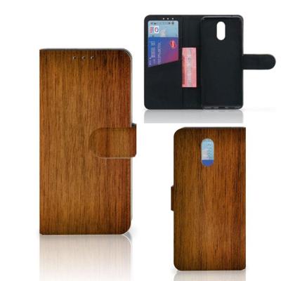 Nokia 2.3 | Book Style Case | Donker Hout