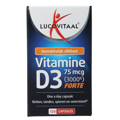 Vitamine D3 75mcg 120 Capsules
