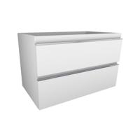 Tigris onderkast met 2 laden 80 x 46 cm glans wit - thumbnail