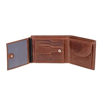 Juscha JU-42222 Portefeuille Mika Bruin RFID 13,5x11x3,5cm