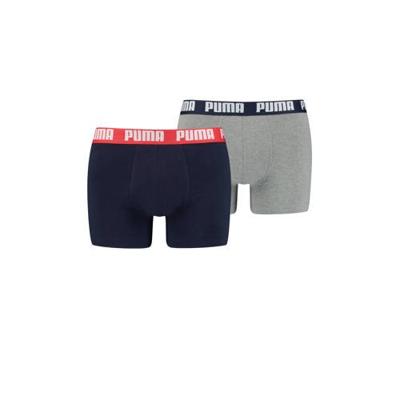 Pakket met onderbroeken Puma Basic Grijs Boxer 2 Onderdelen Maat XL