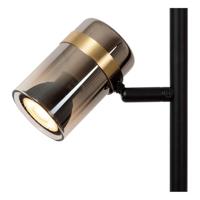 Lucide UPTON - Vloerlamp - 3xGU10 - Fumé - thumbnail
